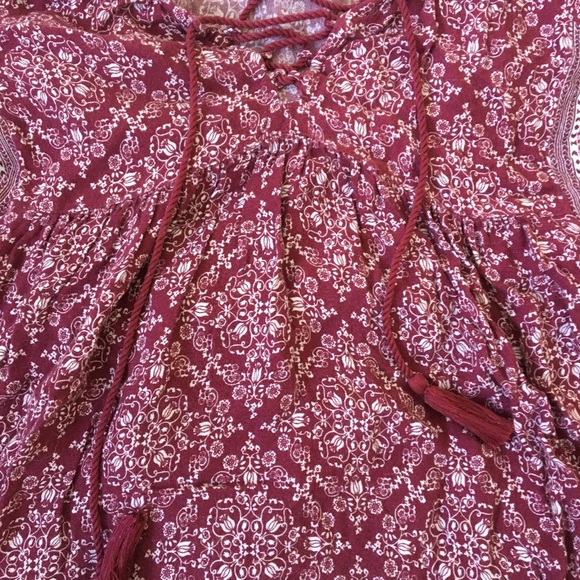 American eagle high low tribal patterned shirt - Picture 2 of 3